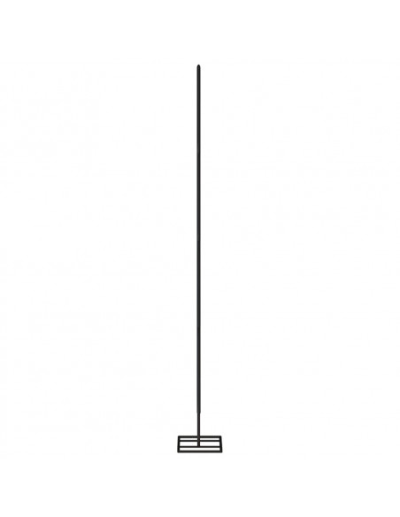 Albero di Natale Decorativo in Metallo Nero 125 cm