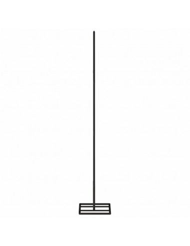 Albero di Natale Decorativo in Metallo Nero 60 cm