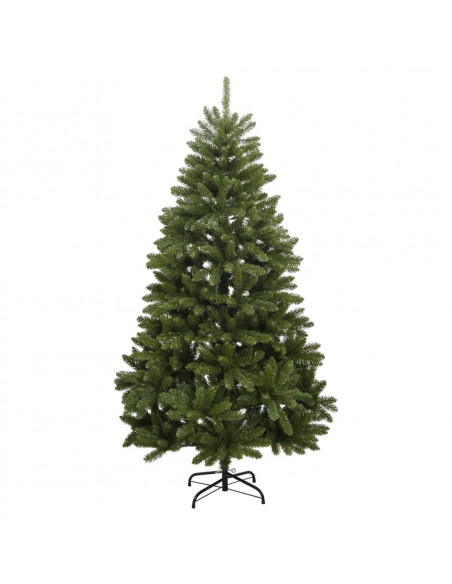 Albero Natale Incernierato con 300 LED e Palline 210 cm