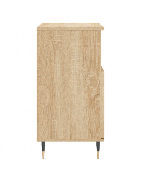 Credenza Rovere Sonoma 60x35x70 cm in Legno Multistrato