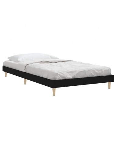 Giroletto Nero 90x190 cm in Legno Multistrato