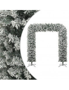 Albero di Natale ad Arco Innevato 240 cm 2