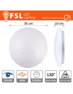 PLAFONIERA MOTIVO 26W - 4000K 1720LM 120Âº 350X100MM CRI80