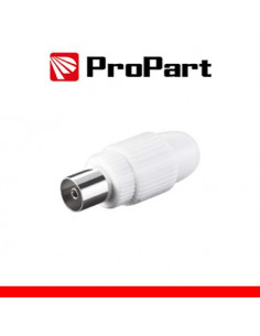 PROPART PRESA ANTENNA TV 75 Ω 9.5MM ACQUISTO MINIMO 100 PEZZI