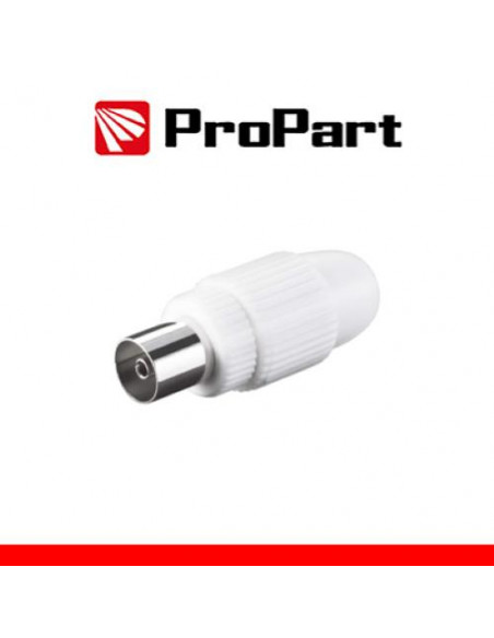 PROPART PRESA ANTENNA TV 75 Î© 9.5MM ACQUISTO MINIMO 100 PEZZI