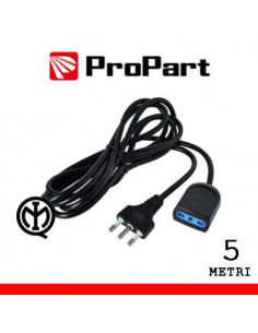PROPART PROLUNGA LINEARE 10A 5METRI SPINA10A NERA