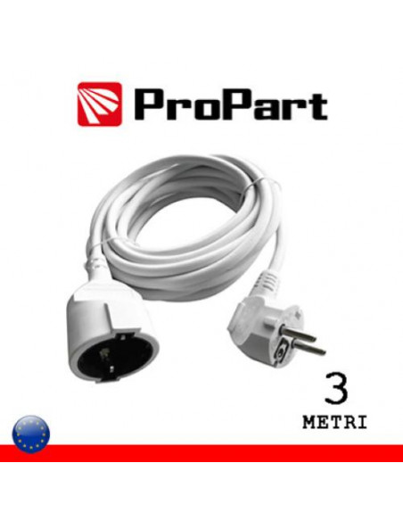 PROPART PROLUNGA LINEARE SCHUKO16A 3METRI SPINA SCHUKO 16A