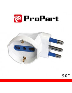 PROPART ADATTATORE SCHUKO 90° SPINA16A SALVASPAZIO