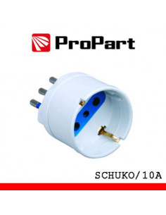 PROPART ADATTATORE SCHUKO SPINA10A POLYBAG