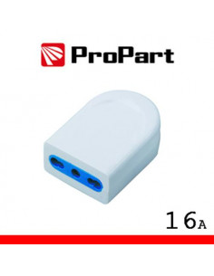 PROPART PRESA 10/16A 2P+T POLYBAG