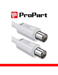 PROPART CAVO ANTENNA TV IEC 5M SP-SP BIANCO