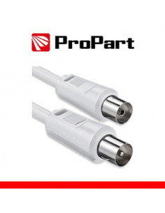 PROPART CAVO ANTENNA TV IEC 1M SP-PR BIANCO