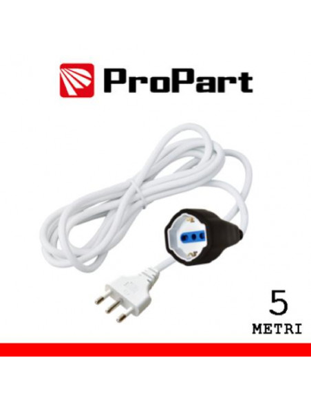 PROPART PROLUNGA LINEARE BIPASSO-SCHUKO/BIPASSO 5METRI SPINA16A