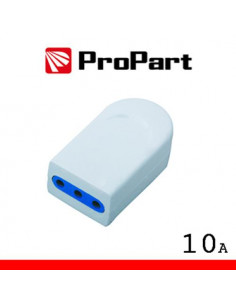 PROPART PRESA 10A 2P+T POLYBAG