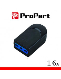 PROPART PRESA 10/16A 2P+T NERA POLYBAG