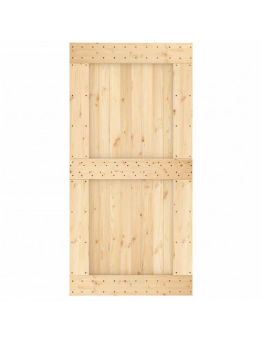 Porta NARVIK 100x210 cm in Legno Massello di Pino