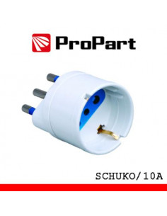 PROPART ADATTATORE SCHUKO SPINA16A POLYBAG