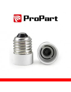 PROPART ADATTATORE PER LAMPADA DA E27 A E14 - 2A 250V - 40W MAX