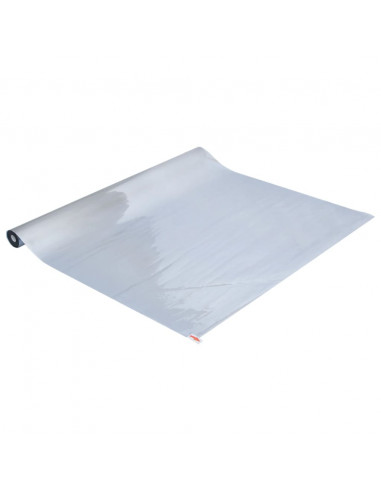 Pellicola Solare Statica Effetto Riflettente Argento 90x500 PVC