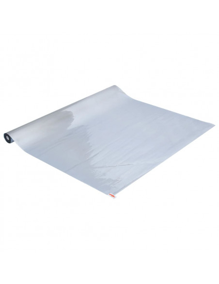 Pellicola Solare Statica Effetto Riflettente Argento 90x500 PVC