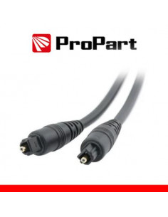 ProPart Cavo Fibra Ottica Toslink High Quality 3m Nero