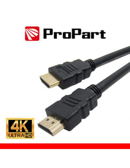 PROPART CAVO HDMI 2.0 HIGH SPEED 4K 3D CON ETHERNET 1.5M SP-SP NERO