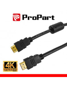 PROPART CAVO HDMI 2.0 HIGH SPEED 4K 3D ETHERNET 1.5M SP-SP+FILTR NERO