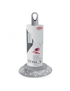 Porta rotolo cucina Stefanplast 55302 TWIST Grigio