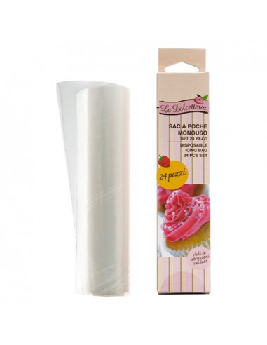 Sacco decoratore dolci Gp & Me 5210 LA DOLCETTERIA 24 Pz Monouso Trasp
