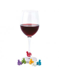 Set segna bicchieri Ghidini Cipriano 0310 Per Calici Colori assortiti