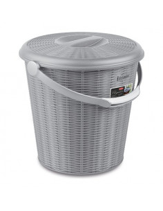 Pattumiera Stefanplast 29608 ELEGANCE Grigio