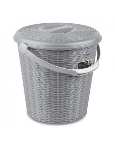 Pattumiera Stefanplast 29608 ELEGANCE Grigio