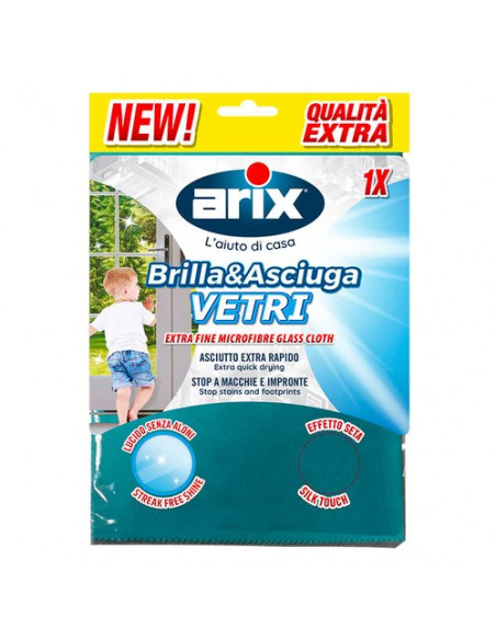 Panno microfibra Arix 28489 Brilla & Asciuga Vetri