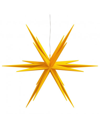 Luce di Natale con LED Pieghevole Gialla 100 cm