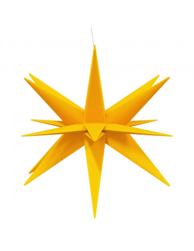 Luce di Natale con LED Pieghevole Gialla 100 cm