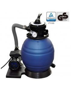 Pompa con Filtro a Sabbia 400 W 11000 l/h 2