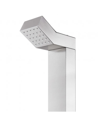 Doccia da Giardino 220 cm in Acciaio Inossidabile