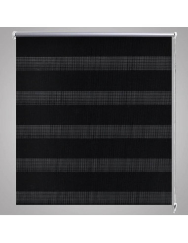 Tenda a rullo oscurante zebra 100x175 nera