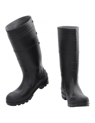 Stivali da Pioggia Neri Misura 41 in PVC