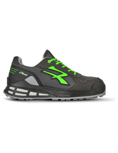 Scarpe da lavoro U Power RN20016 RED PREMIUM Egon Grigio e Verde