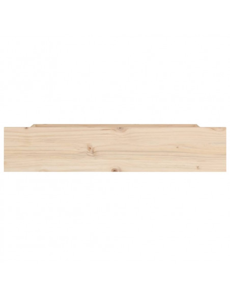 Cassettoni da Letto 4 pz in Legno Massello di Pino