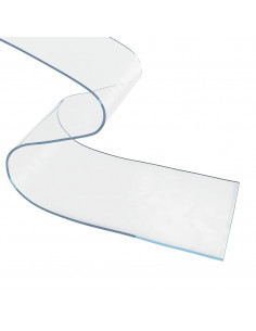 Tenda per Porte Trasparente 200 mm x 1,6 mm 10 m in PVC