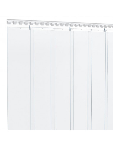 Tenda per Porte Trasparente 200 mm x 1,6 mm 10 m in PVC