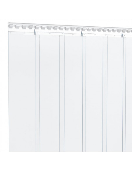 Tenda per Porte Trasparente 200 mm x 1,6 mm 10 m in PVC