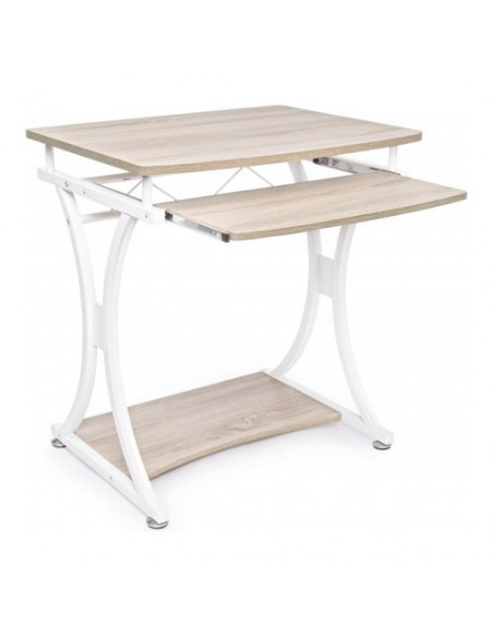 Scrivania Yes Everyday 0710372 VIOLET Bianco e Legno chiaro