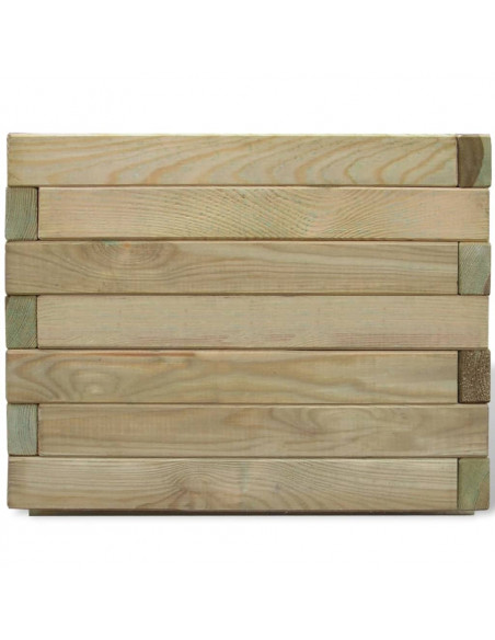 Letto Rialzato 50x50x40 cm Quadrato in Legno