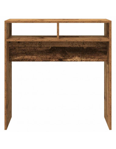 Tavolino Consolle Legno Antico 78x30x80 cm in Truciolato