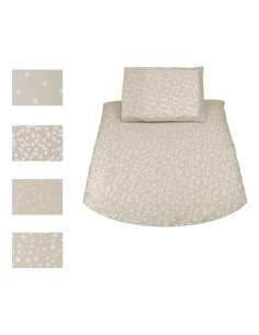 Set culla Baby Idea 30100 Avvicinamento 4 Pz con Piumone Fantasia Beig
