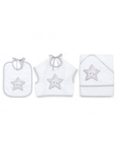 Set bavaglini Italbaby 15 5020 208 STAR Grey