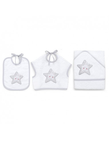 Set bavaglini Italbaby 15 5020 208 STAR Grey